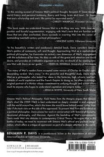 Simone Weil’s Political Philosophy achterzijde