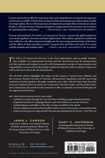 The Politics of Congressional Elections achterzijde