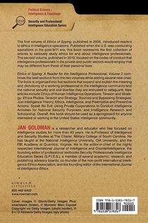 Ethics of Spying achterzijde