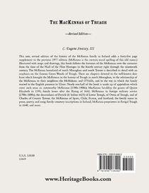 The Mackennas of Truagh, Revised Edition achterzijde