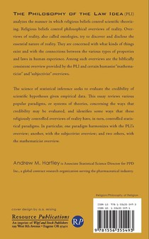 Christian and Humanist Foundations for Statistical Inference achterzijde