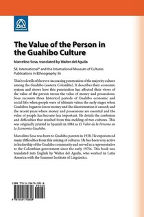 The Value of the Person in the Guahibo Culture achterzijde