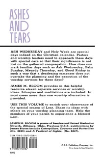 Ashes and Tears achterzijde