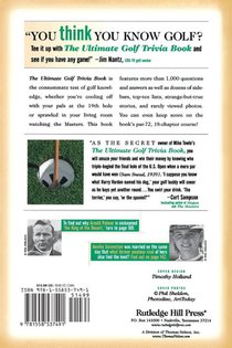 The Ultimate Golf Trivia Book achterzijde