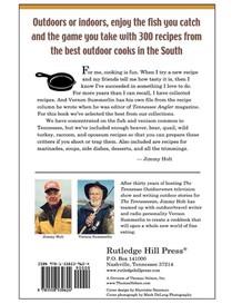 Tennessee Outdoorsmen Cookbook achterzijde