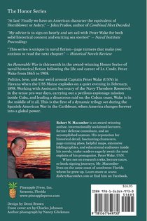 An Honorable War achterzijde