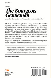 The Bourgeois Gentleman achterzijde