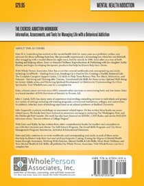 The Exercise Addiction Workbook achterzijde