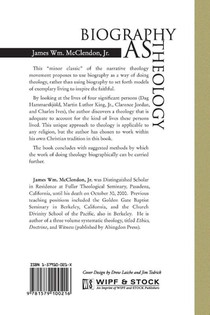 Biography as Theology achterzijde