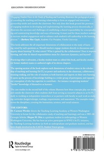 Engaging Student Voices in the Study of Teaching and Learning achterzijde