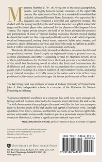 Marianna Martines achterzijde