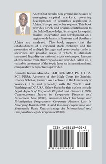 The Dynamics of Market Integration achterzijde