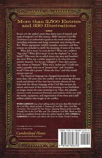 Webb Garrison's Civil War Dictionary achterzijde