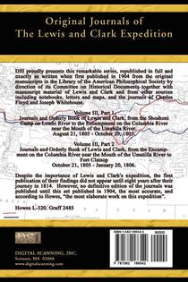 Original Journals of the Lewis and Clark Expedition achterzijde