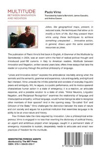 Multitude between Innovation and Negation achterzijde