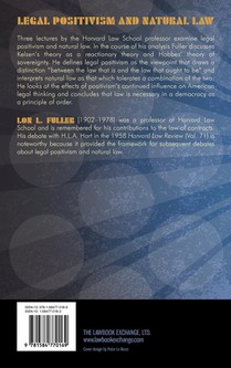 The Law in Quest of Itself achterzijde