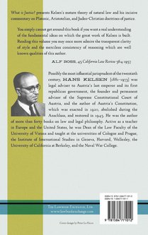 What Is Justice? Justice, Law and Politics in the Mirror of Science achterzijde