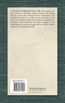 The Growth of Scandinavian Law (1953) achterzijde
