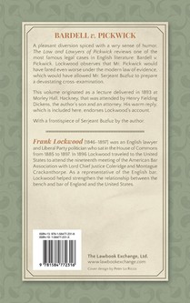 The Law and Lawyers of Pickwick achterzijde