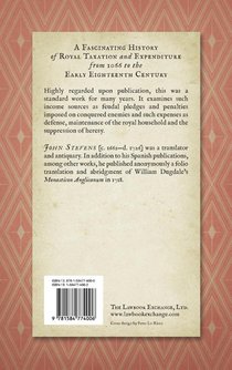 The Royal Treasury of England. Or, an Historical Account of All Taxes, Under What Denomination Soever, from the Conquest to This Present Year (1725) achterzijde