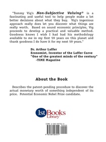 How to Tell What Things are Really Worth achterzijde