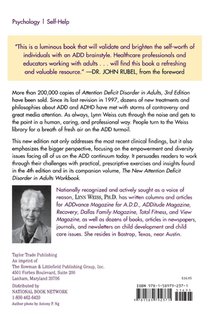 Attention Deficit Disorder in Adults achterzijde