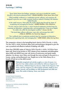 The New Attention Deficit Disorder in Adults Workbook achterzijde