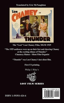 Thunder - Starring Lon Chaney (Hardback) achterzijde