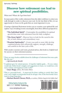 Creating a Spiritual Retirement achterzijde