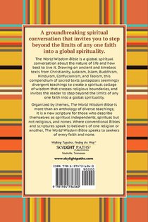 The World Wisdom Bible achterzijde