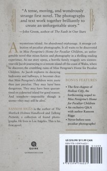 Miss Peregrine's Home for Peculiar Children achterzijde