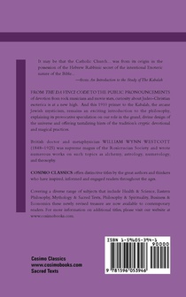 An Introduction to the Study of the Kabalah achterzijde