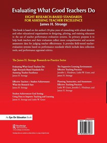Evaluating What Good Teachers Do achterzijde