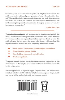 The Naturalist's Illustrated Guide to the Sierra Foothills and Central Valley achterzijde