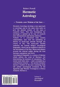 Hermetic Astrology achterzijde