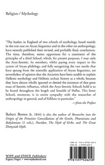 Semitic Influence in Hellenic Mythology achterzijde