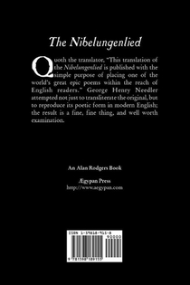 The Nibelungenlied achterzijde