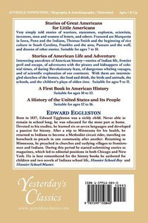 Stories of Great Americans for Little Americans achterzijde