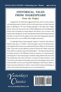 Historical Tales from Shakespeare (Yesterday's Classics) achterzijde