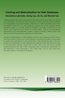 Caching and Materialization for Web Databases achterzijde