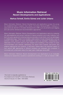 Music Information Retrieval achterzijde