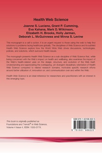 Health Web Science achterzijde