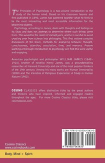 The Principles of Psychology, Vol.1 achterzijde