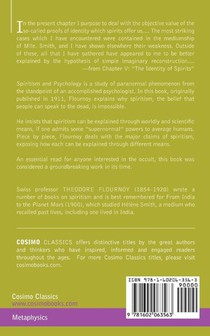 Spiritism and Psychology achterzijde