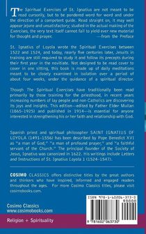 The Spiritual Exercises of St. Ignatius of Loyola achterzijde