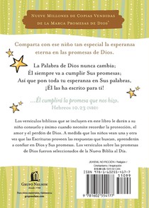 Promesas de Dios para niños | Softcover | God's Promises for Boys achterzijde