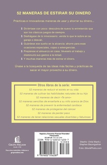 52 maneras de estirar su dinero achterzijde
