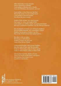 The Spiritual Couplets of Maulana Jalalu-'d-Dln Muhammad Rumi achterzijde