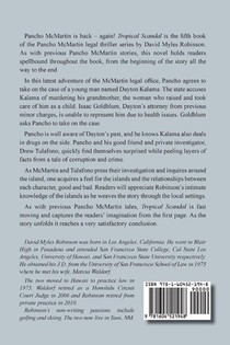 Tropical Scandal - A Pancho McMartin Legal Thriller achterzijde