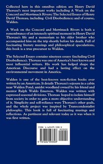 The Essential Thoreau achterzijde